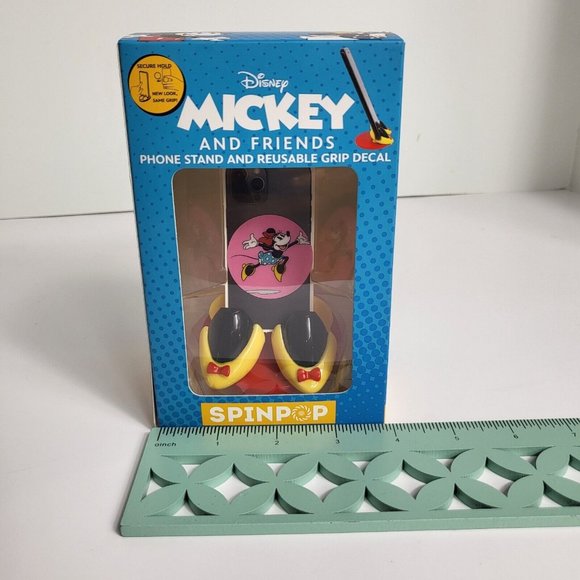 Disney SpinPop Minnie Mouse Mickey And Friends Phone Stand Reusable Grip Decal - Picture 9 of 16